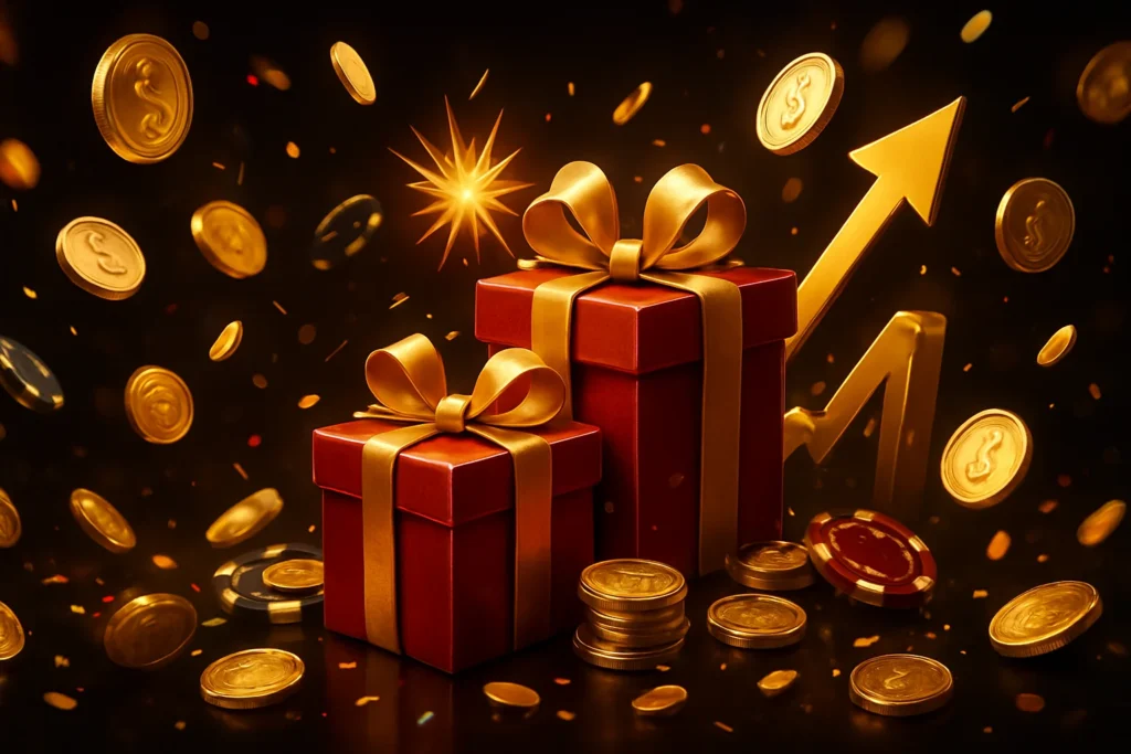 lv666 login: Bonuses and Promotions to Boost Your Play lv666 login – LV666 bonuses and promotions visualised with rewards and growth elements for enhanced play.