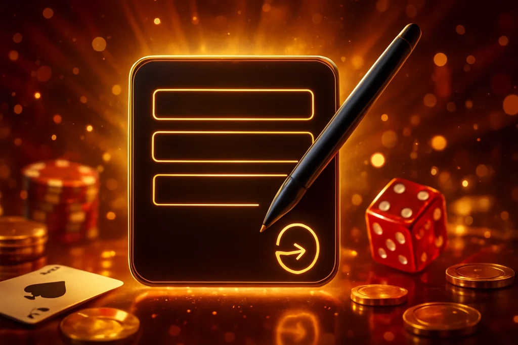 lv666 register: Beginning Your Registration Process lv666 register – Simple graphic illustrating account creation steps with a form and digital pen.